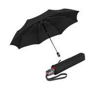 Knirps T.200 Duomatic Solids Pocket Umbrella - Automatic Open/Close - Foldable - Storm Resistant - Windproof, Black 2, Mittel