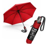 Knirps T.200 Duomatic Solids Pocket Umbrella - Automatic Open/Close - Foldable - Storm Resistant - Windproof, Getaway Solids, S