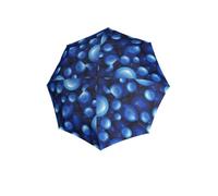 Knirps T.200 Medium Duomatic blue with pattern