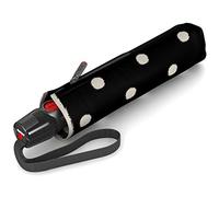 Knirps T.200 Medium Duomatic Folding Umbrella, 28 cm, Black (Dot Art Black)