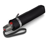 Knirps T.200 Medium Duomatic Reflective Black Stick Umbrella, 94 cm