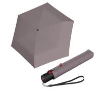 Knirps U.200 Ultra Light Duomatic Automatic Open Rain Umbrella - Compact Windproof Umbrella For Rain - Travel Umbrella For Adults - 97Cm Diameter Retractable Umbrella & Carrying Case, (Mauve)