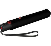Knirps Ultra U.200 Medium Duomatic Pocket Umbrella, Auto Open and Close, Storm Resistant, Windproof, Black, 26.00, Compact