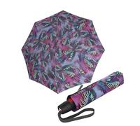 Knirps T.200 Duomatic Compact Rain Umbrella in Jamaica - Wind Tunnel Tested to 93 mph, Aluminum Steel Fiberglass Frame, 38in Canopy, OEKO-TEX, High-Performance Automatic Travel Umbrellas