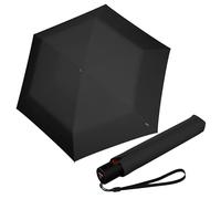 Knirps Ultra U.200 Medium Duomatic Pocket Umbrella, Auto Open and Close, Storm Resistant, Windproof, Black, 26.00, Compact