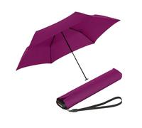 Knirps Ultra US.050 Slim Manual Pocket Umbrella - Ultra Light and Flat - Storm Proof - Windproof - 21 cm, berry, S