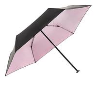 Knirps Ultra US.050 Slim Manual Pocket Umbrella, Ultra Lightweight Flat Windproof Windproof Umbrella 8.27 Inch, Black With Rose Coating, 90 cm, Modern