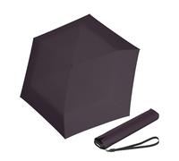 Knirps US.050 Ultra Light Pocket Size Manual Rain Umbrella in Plum - 4oz Portable Travel Umbrellas with 35" Quick Dry Canopy, Windproof up to 62mph, Matching Quick Dry Protective Cover Included