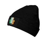 Knit Beanie Irish Flag Warm Sleep Hat Classic Slouch Beanie for Sports Winter Jogging