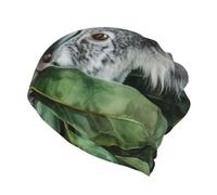 Knit Beanie Warm Winter Hats Unisex Soft Cozy, Green Leaf Koala, Cap for Men Women Knitted Hat for Adult