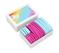 Knit Blocking Comb Professional Stainless Steel Plastic Shaping Tool for Knitting Crochet Needlework 20 Pcs Blue Purple Storage Box Included