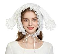 Knit Bunny Hat Knitted Colorful Lace Soft Plush Cute Cosplay Caps