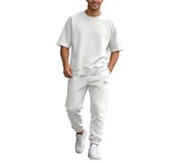 Knit Casual for Everyday Wear - Modern Semi Formal with Comfortable Stitching (White, M)