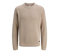 Knit crew neck jumper Jack & Jones Dover Beige S