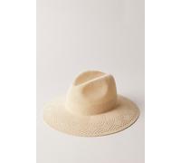 Knit Crochet Packable Fedora at Free People in Ivory - female