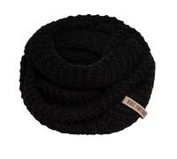 Knit Factory Alex Infinity Scarf - Chunky Knitted premium Loop Scarf for Women & Men - Winter essential - Winter Snood - Unisex Scarf - Warm Stylish Neck Warmer - Black
