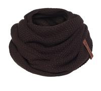 Knit Factory Coco Infinity Scarf - Soft Knitted premium Loop Scarf for Women & Men - Autumn & Winter essential - Winter Snood - Unisex Scarf - Warm Stylish Neck Warmer - Dark Brown - One size