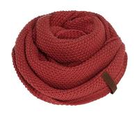 Knit Factory Coco Infinity Scarf - Soft Knitted premium Loop Scarf for Women & Men - Autumn & Winter essential - Winter Snood - Unisex Scarf - Warm Stylish Neck Warmer - Baked Apple - One size