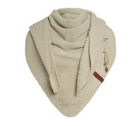 Knit Factory - Coco Knitted Shawl - Premium Triangle Scarf Women - Chunky winter scarf - Ladies scarf - Winter shawl - Manufactured in Europe - Xmas gift for women - Seda - 190x85 cm