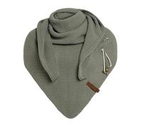 Knit Factory - Coco Triangle Scarf - 190x85 cm | Knitted triangle scarf for women - Soft and warm - wool blend - Versatile autumn and winter shawl