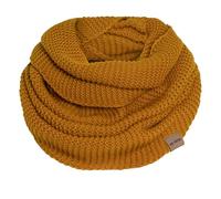 Knit Factory Jamie Infinity Scarf - Soft Knitted premium Loop Scarf for Women & Men - Autumn & Winter essential - Winter Snood - Unisex Scarf - Warm Stylish Neck Warmer - Ochre