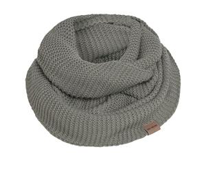 Knit Factory Jamie Infinity Scarf - Soft Knitted premium Loop Scarf for Women & Men - Autumn & Winter essential - Winter Snood - Unisex Scarf - Warm Stylish Neck Warmer - Urban Green