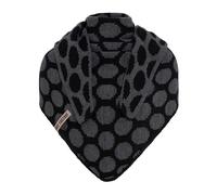 Knit Factory - Liva Triangle Scarf - Black/Anthracite - 180x75 cm