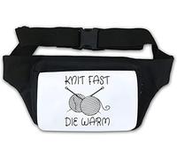Knit Fast Die Young Live Fast Die Young Parody Waist Bag Fanny Pack White