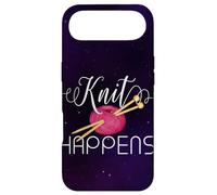 Knit Happens Funny Knitting Lovers Knitters Pride Crafting Case for iPhone Air