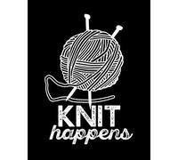 KNIT HAPPENS Knitting Graph Paper 2:3: Design Your Own Knitting Projects 8.5" x 11" 200 Pages