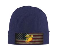 Knit Hat I Love Jesus and Tacos Cuffed Knit Cap Classic Ski Headwear for Women Ski Guys