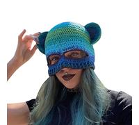Knit Hat Long Ear Hat Crochet Skullies Funny For Women Halloween Party Knit