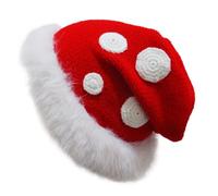 Knit Hat Thick Stylish Skin Friendly Trendy Female Comfortable Beanie
