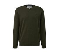 Knit jumper with embroidered logo s.Oliver Vert S