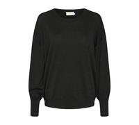 Knit jumper with round neck for women KAFFE Regina Noir XL