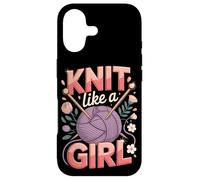 Knit Like A Girl Knitting Case for iPhone 17