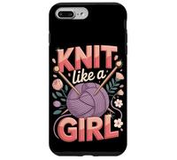Knit Like A Girl Knitting Case for iPhone 7 Plus/8 Plus