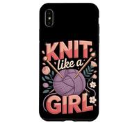 Knit Like A Girl Knitting Case for iPhone XS Max