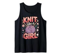 Knit Like A Girl Knitting Tank Top
