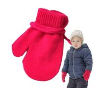 Knit Mittens Kids Warm Winter Gloves Soft Comfortable Cute | Full Finger Little Kids Youth Girls Boys Cute Winter Accessories for Indoor Outdoor Cycling Hiking Camping Skiing Skating