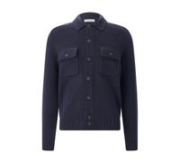 Knit Overshirt - male - Gran Sasso - Cardigans - Blue - XL - Knitwear XL