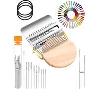 Knit Patch Loom Kit - 2026 New Knitpatch Kit, Loom Knitting Kit for Beginners, Knits Patchs Mending Kits Mini Looms, Worn Spots, Holes, and Stubborn Stains into Beautiful