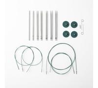 Knit Picks Options Lace-Tip Interchangeable Stainless Steel Knitting Needles Set