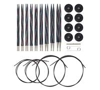Knit Picks Options Square Wood Interchangeable Knitting Needle Set - US 4-11 (Foursquare)
