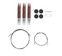 Knit Picks Options Wood Interchangeable Knitting Needle Set: Bulky Edition (Radiant)