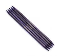 KnitPro Knitting Needles J'Adore Cubics - Birch Wood Double-Pointed 15cm 2.5mm Set of 5 Purple