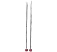 KNIT PRO KP10283 Nova Metal: Knitting Pins: Single Ended: 15cm x 3.50mm, 3.5mm , Silver
