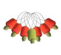 KNIT PRO KP10931 Zooni: Bead Stitch Markers: Orange Lily