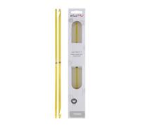 Knit Pro KP51423 Double Ended Traditional Tunisian Crochet Hook, Yellow, 6cm x30cm, Yellow