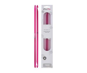 Knit Pro KP51426 8 mm Double Ended Traditional Tunisian Crochet Hook, Multi-Colour